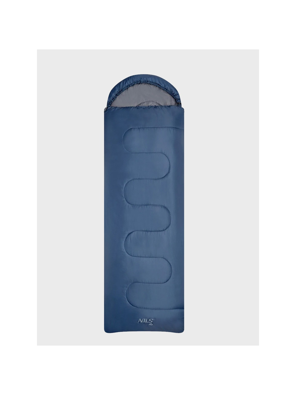 NILS CAMP Śpiwór turystyczny mumia NC2107 5-15°C 220x75cm granatowo-szary
