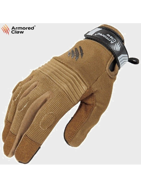 ARMORED CLAW RĘKAWICE TAKTYCZNE OCHRONNE COVERTPRO HOT WEATHER TAN L