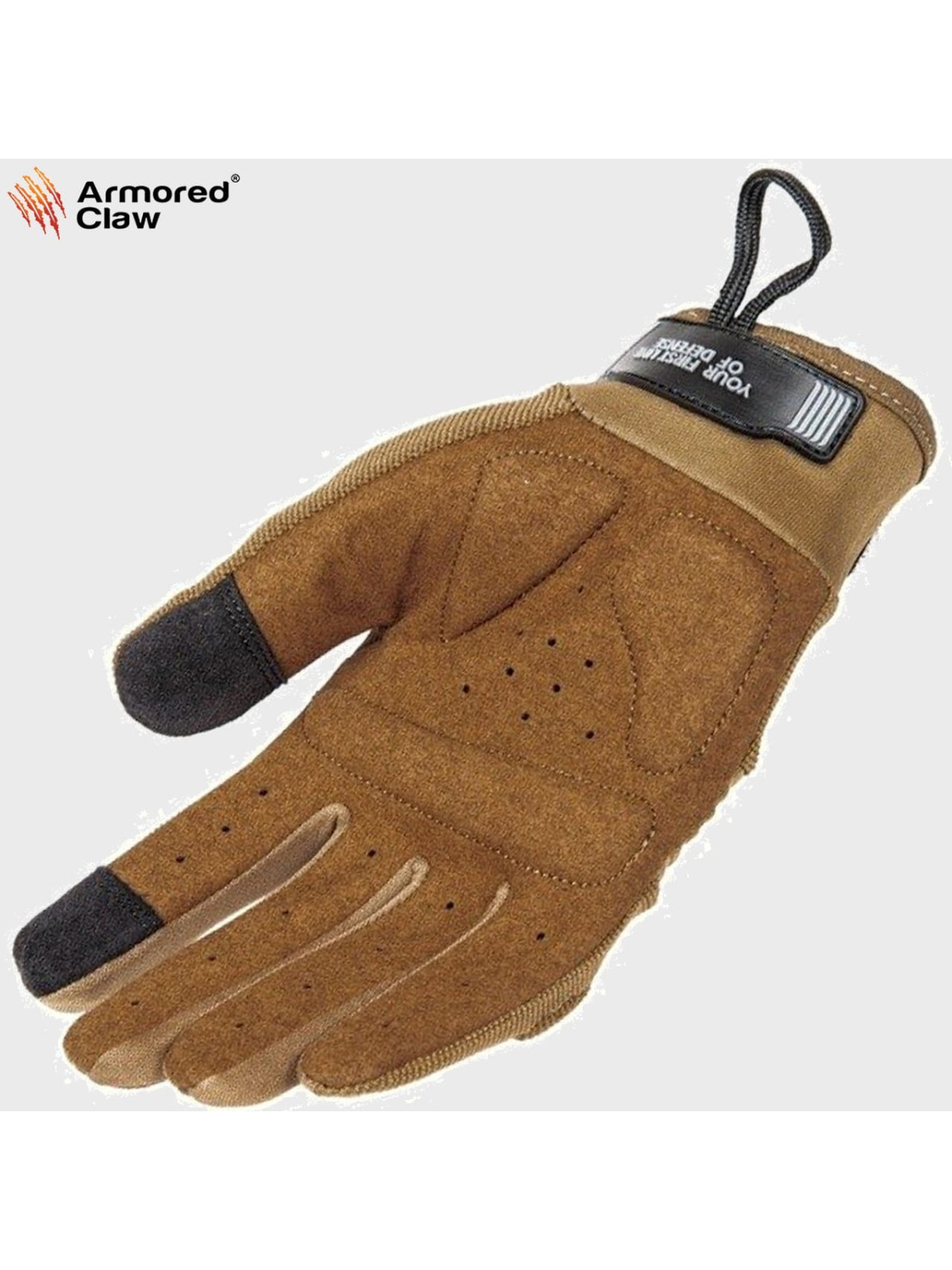 ARMORED CLAW RĘKAWICE TAKTYCZNE OCHRONNE COVERTPRO HOT WEATHER TAN L
