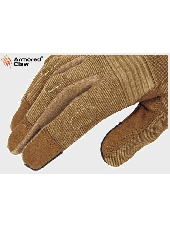 ARMORED CLAW RĘKAWICE TAKTYCZNE OCHRONNE COVERTPRO HOT WEATHER TAN L