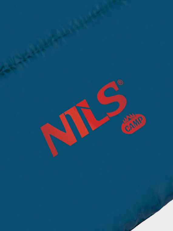 NILS CAMP Śpiwór turystyczny kołdra NC2002 190x75cm 5-15°C niebiesko-czerwony
