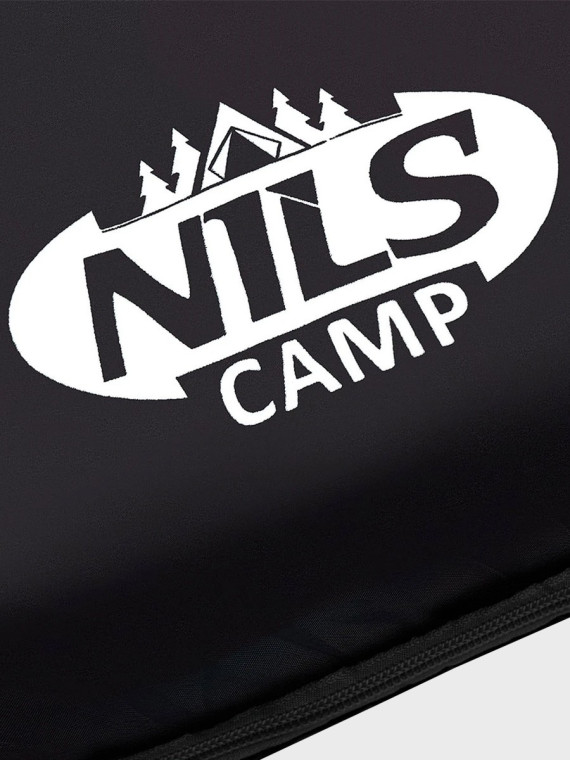 NILS CAMP Śpiwór turystyczny kołdra NC2002 190x75cm 5-15°C czarno-niebieski