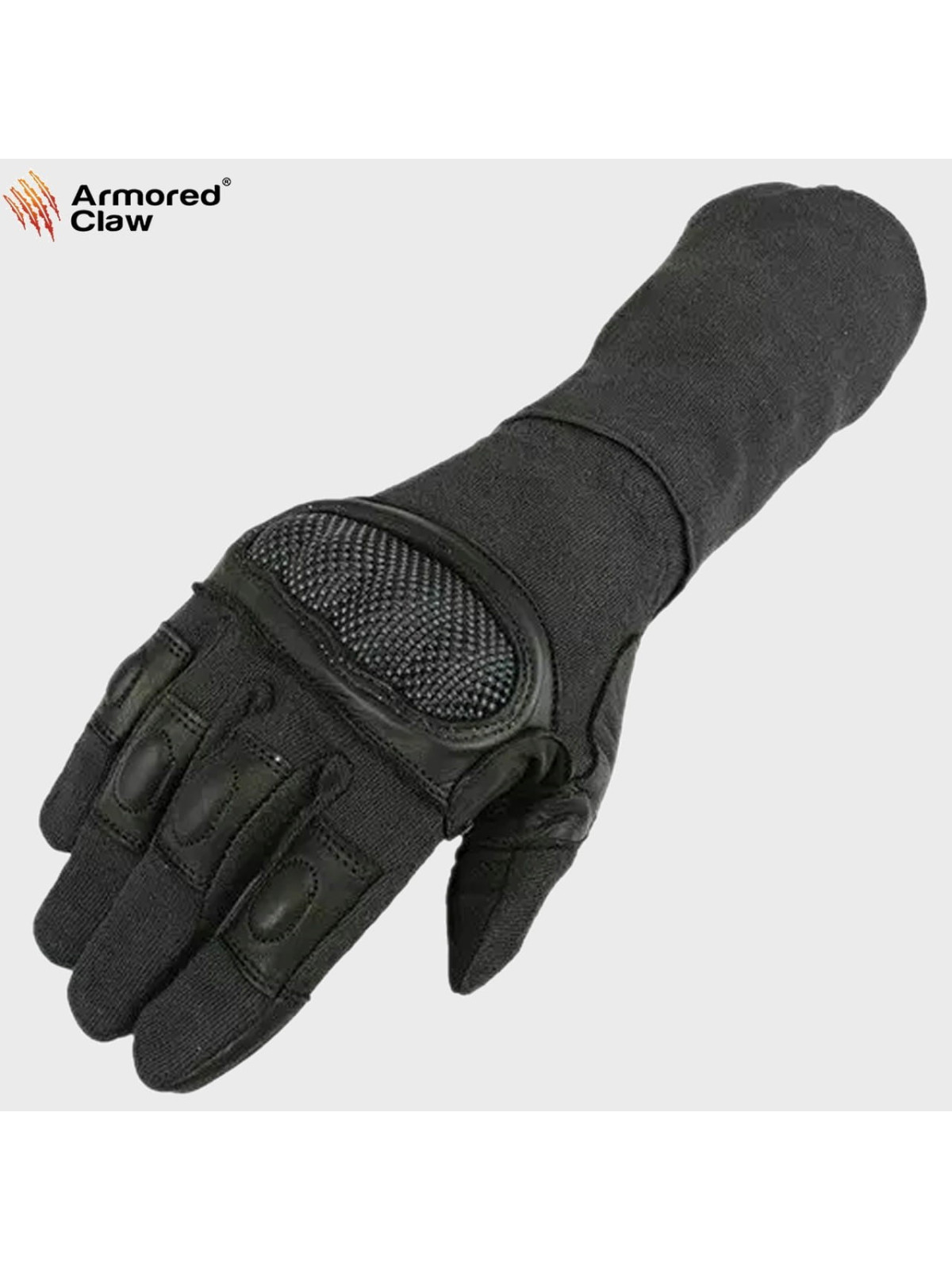ARMORED CLAW RĘKAWICE TAKTYCZNE BREACHER SKÓRA NATURALNA CZARNE XXL
