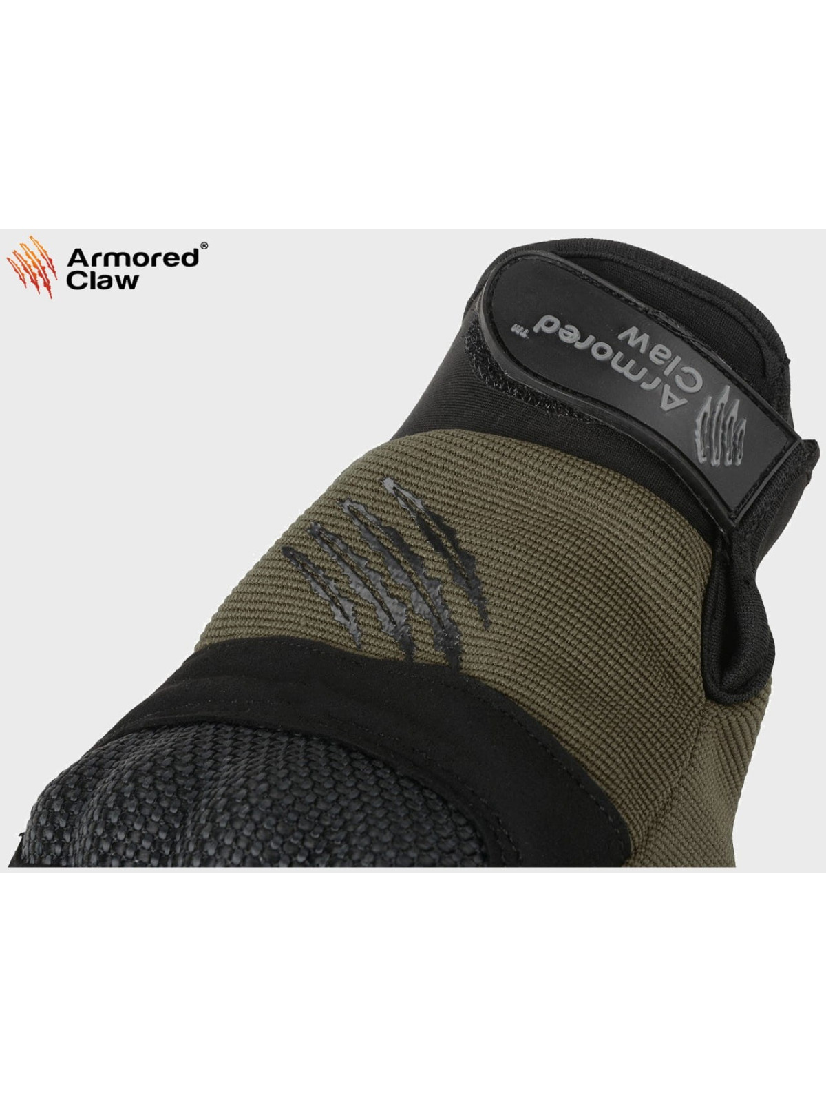 ARMORED CLAW RĘKAWICE TAKTYCZNE BEZ PALCÓW BOJOWE SHIELD CUT OLIWKOWE XXL