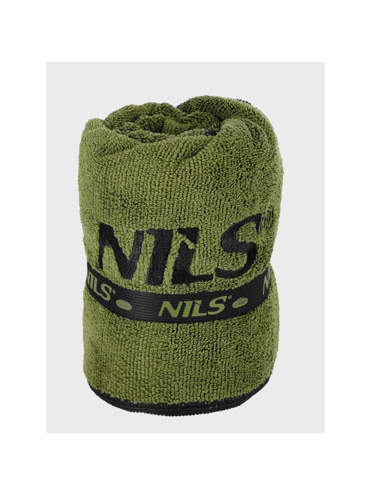 NILS CAMP Ręcznik szybkoschnący z mikrofibry 120x60cm NCR15 oliwkowy