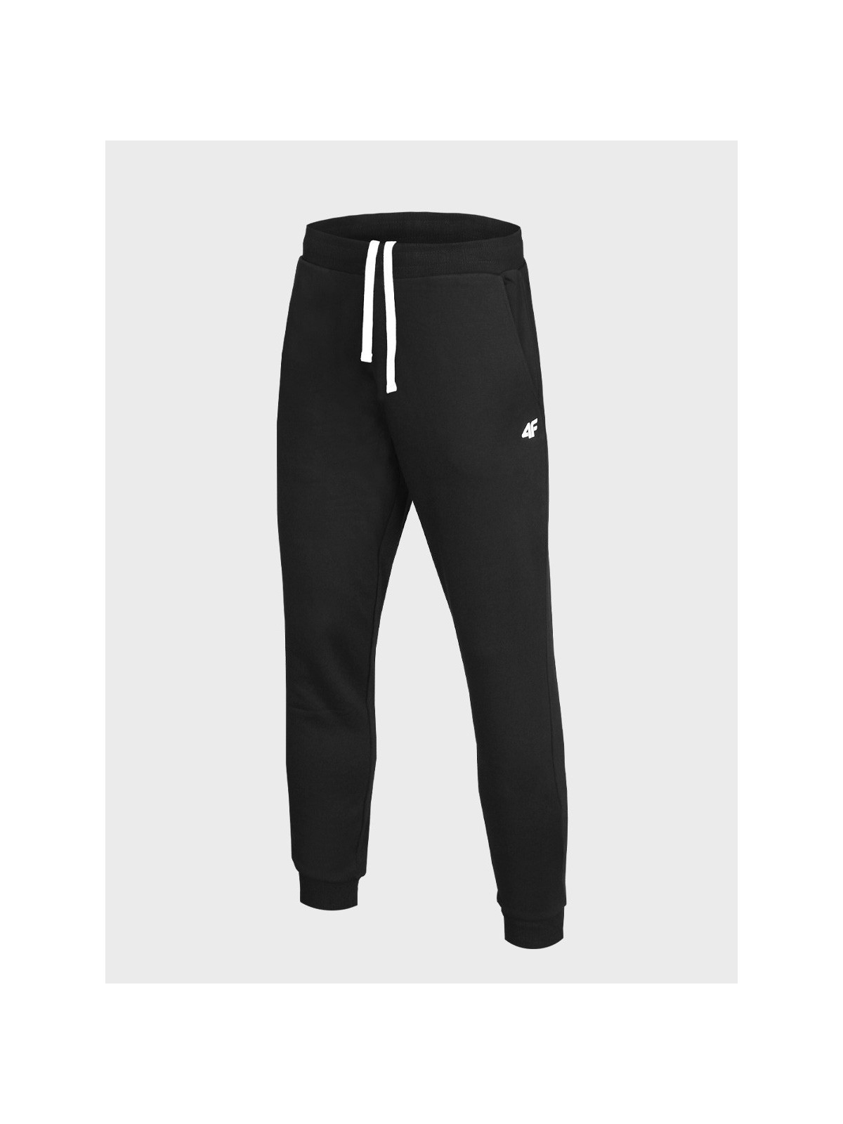 4F Spodnie dresowe męskie sportowe joggery TTROM2096 głęboka czerń XXL