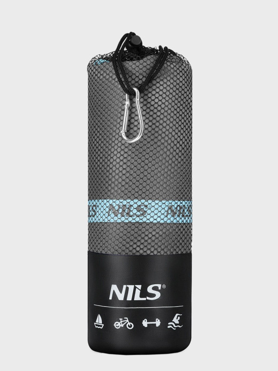 NILS CAMP Ręcznik szybkoschnący z mikrofibry 200x90cm NCR13 ciemnoszary