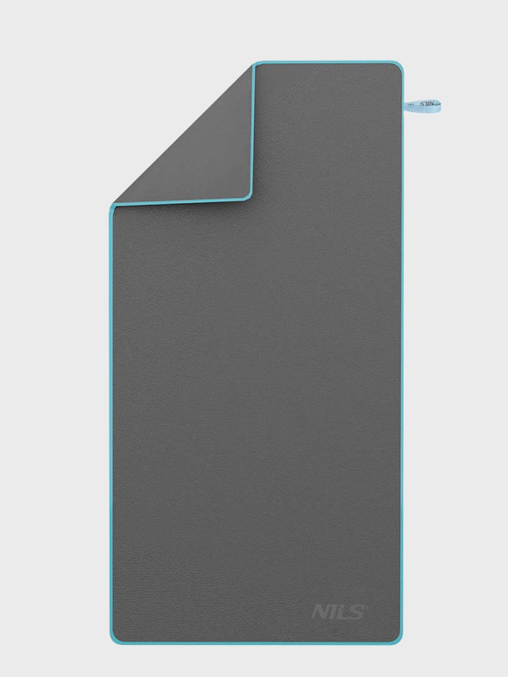 NILS CAMP Ręcznik szybkoschnący z mikrofibry 200x90cm NCR13 ciemnoszary
