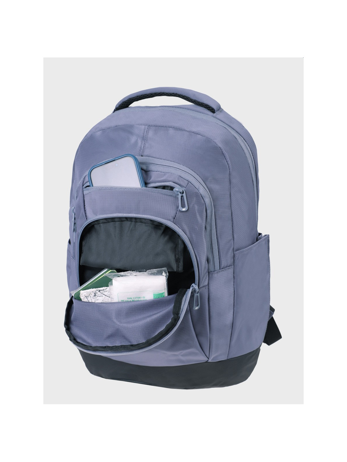 4F Plecak turystyczny szkolny A4 ABACU466 20l denim