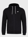 4F Bluza dresowa męska rozpinana z kapturem TSWSM3169 głęboki czarny XXL