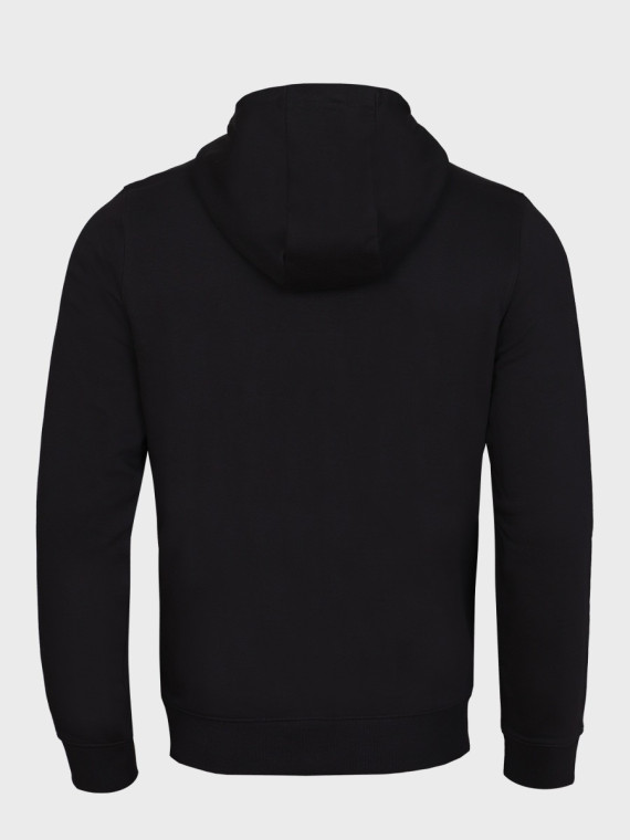 4F Bluza dresowa męska rozpinana z kapturem TSWSM3169 głęboki czarny XXL