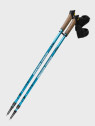 NILS CAMP KIJE DO NORDIC WALKING TREKKINGOWE REGULOWANE AMORTYZOWANE NW607 ALUMINIUM NIEBIESKIE