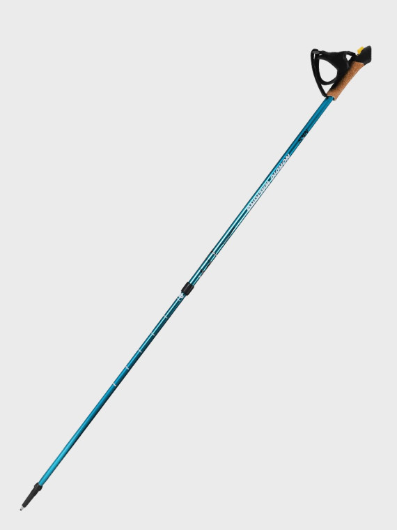 NILS CAMP KIJE DO NORDIC WALKING TREKKINGOWE REGULOWANE AMORTYZOWANE NW607 ALUMINIUM NIEBIESKIE
