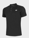 4F Koszulka polo męska TPTSM0770 czarna XXL