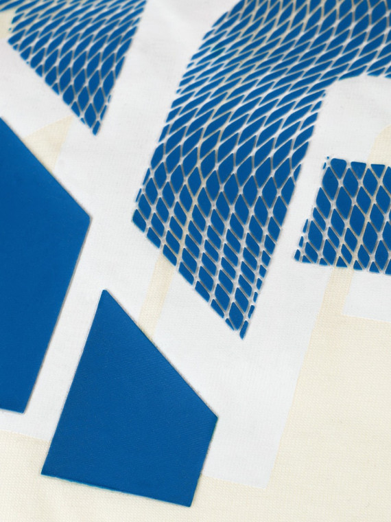 4F Koszulka męska TTSHM2667 bawełniana sportowa kremowa XXL