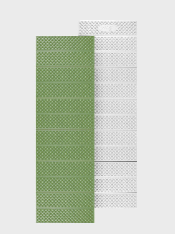 NILS CAMP MATA SKŁADANA Z WARSTWĄ ALUMINIUM 195 CM ZIELONA