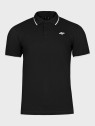 4F Koszulka polo męska TPTSM0889 czarna XXL