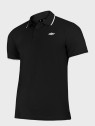 4F Koszulka polo męska TPTSM0889 czarna XXL