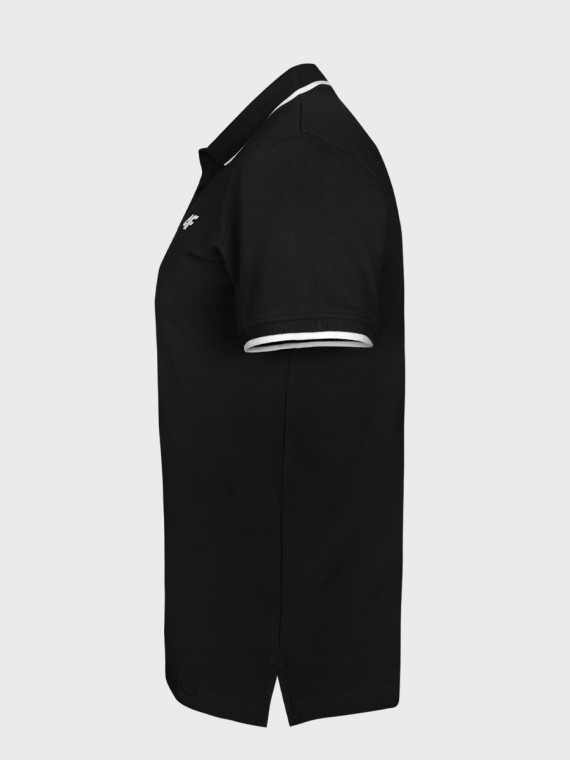 4F Koszulka polo męska TPTSM0889 czarna XXL