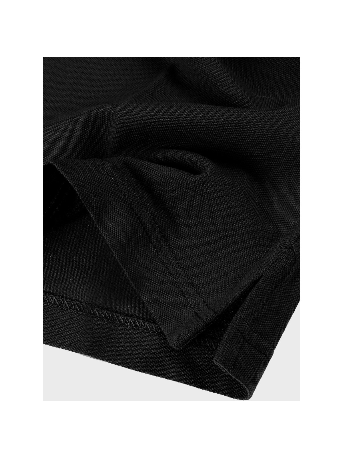 4F Koszulka polo męska TPTSM0889 czarna XXL