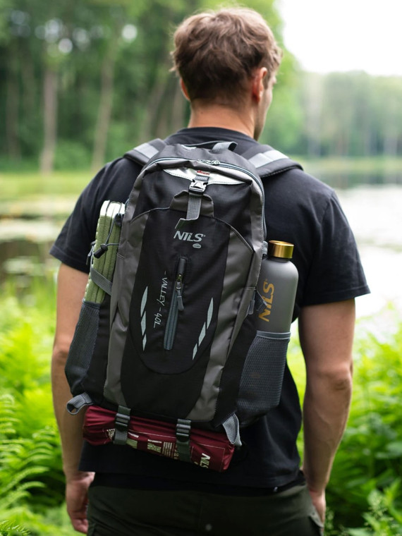 NILS CAMP PLECAK TURYSTYCZNY TREKKINGOWY 40L CZARNY