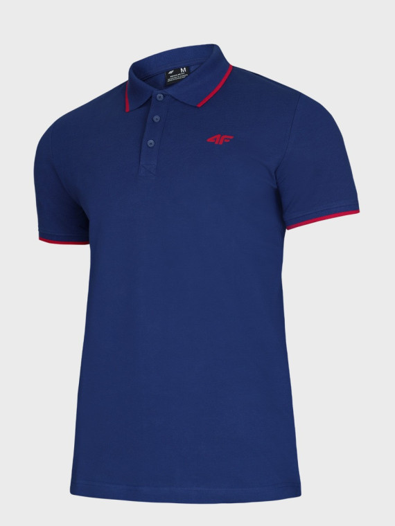 4F Koszulka polo męska TPTSM0889 granatowa XXL