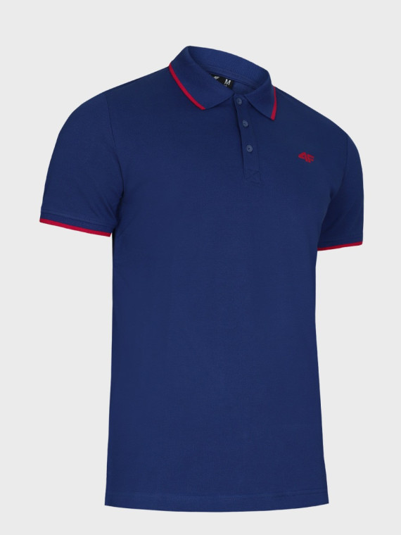 4F Koszulka polo męska TPTSM0889 granatowa XXL