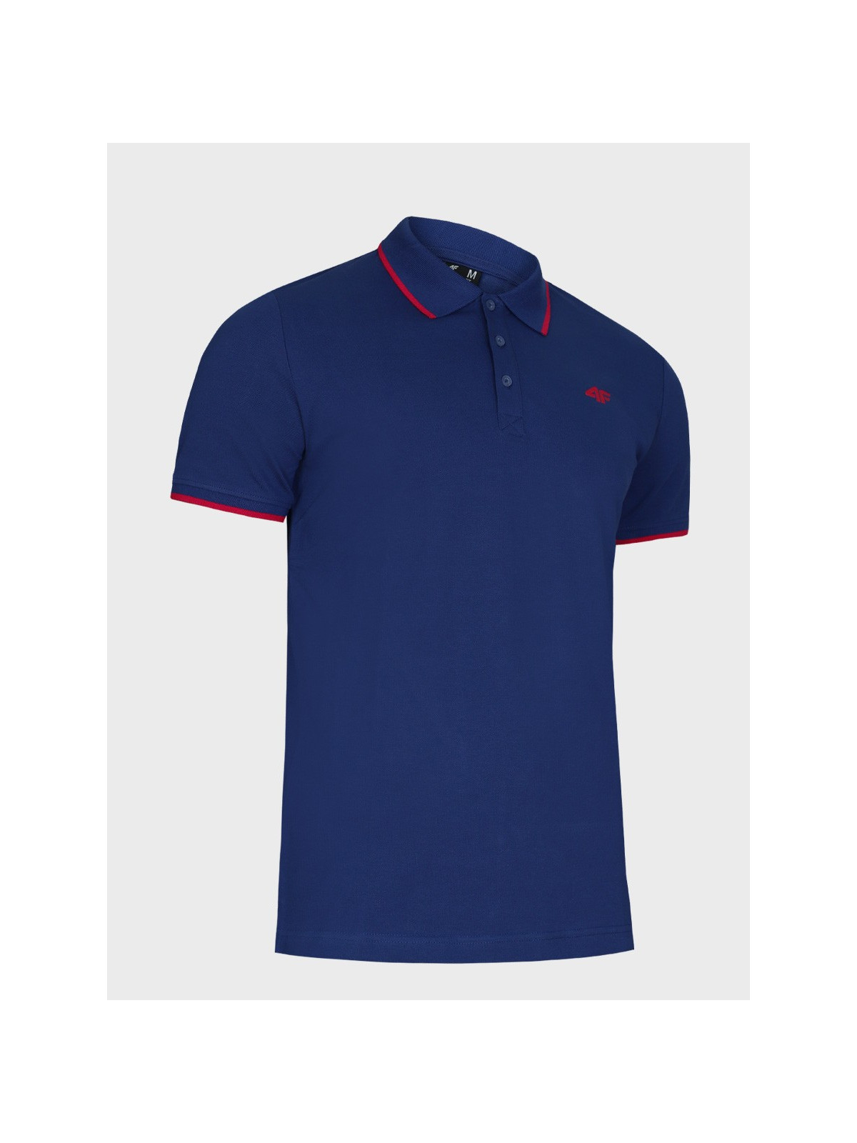 4F Koszulka polo męska TPTSM0889 granatowa XXL