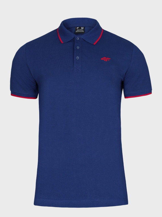 4F Koszulka polo męska TPTSM0889 granatowa XXL