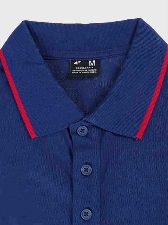 4F Koszulka polo męska TPTSM0889 granatowa XXL