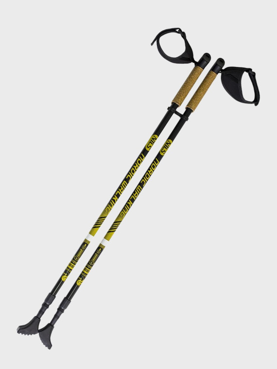 NILS CAMP KIJE DO NORDIC WALKING TREKKINGOWE REGULOWANE AMORTYZOWANE NW603 ALUMINIUM