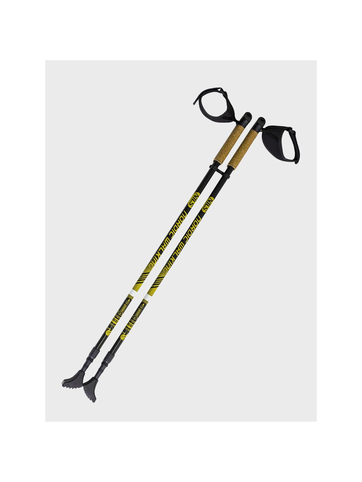 NILS CAMP KIJE DO NORDIC WALKING TREKKINGOWE REGULOWANE AMORTYZOWANE NW603 ALUMINIUM