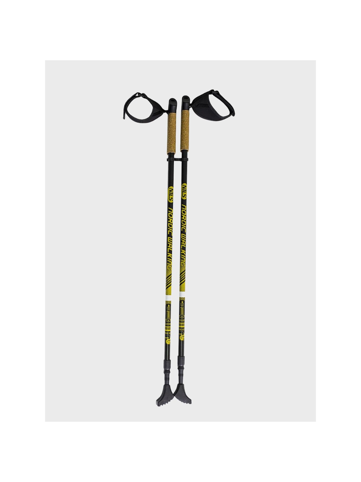 NILS CAMP KIJE DO NORDIC WALKING TREKKINGOWE REGULOWANE AMORTYZOWANE NW603 ALUMINIUM