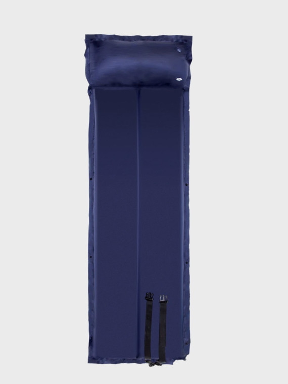NILS CAMP Mata samopompująca 57x188cm NC4008 + zestaw naprawczy granatowa