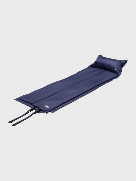 NILS CAMP Mata samopompująca 57x188cm NC4008 + zestaw naprawczy granatowa