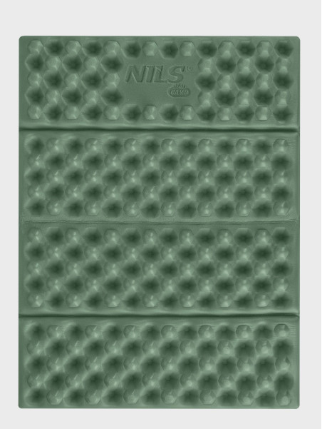 NILS CAMP Mata do siedzenia Składana IZOLACYJNA ALU 40x30cm zielona
