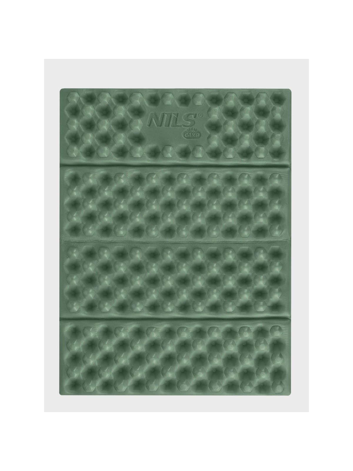 NILS CAMP Mata do siedzenia Składana IZOLACYJNA ALU 40x30cm zielona