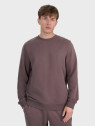 4F Bluza męska dresowa TSWSM1981 brązowa XXL