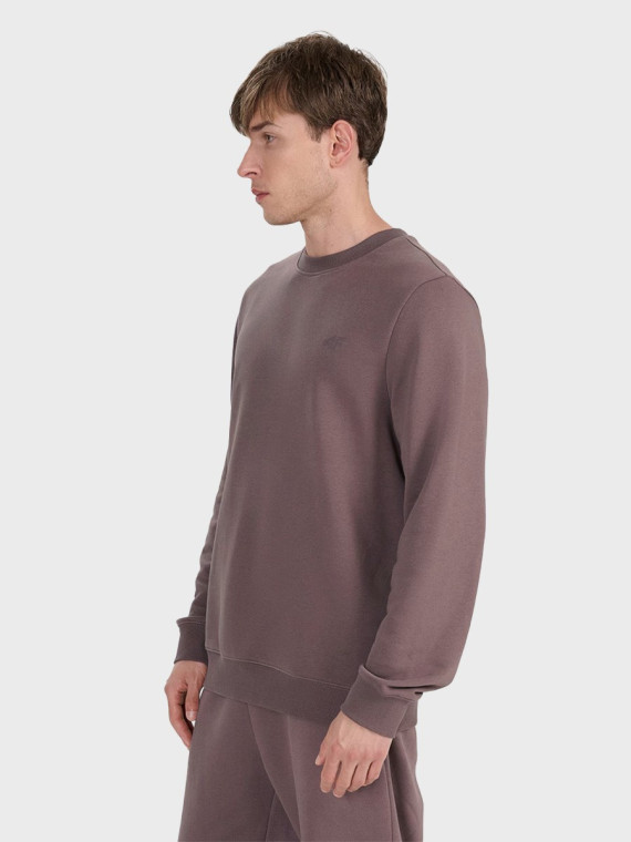 4F Bluza męska dresowa TSWSM1981 brązowa XXL