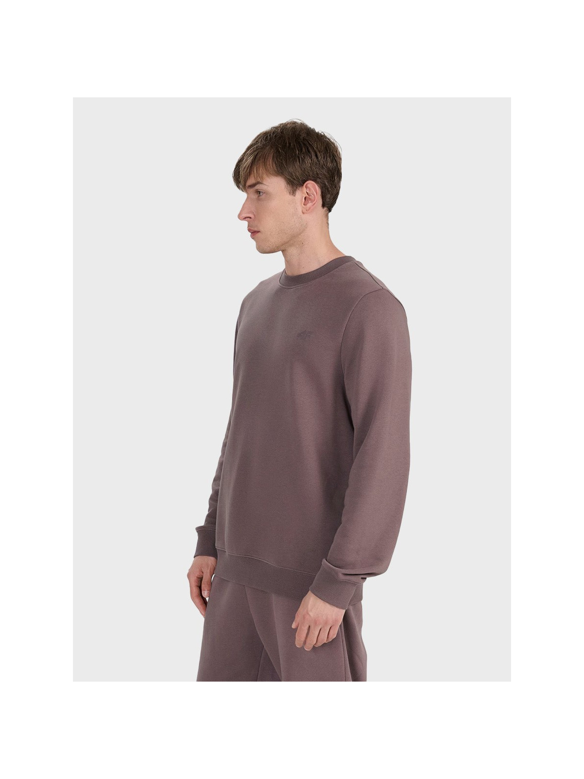 4F Bluza męska dresowa TSWSM1981 brązowa XXL