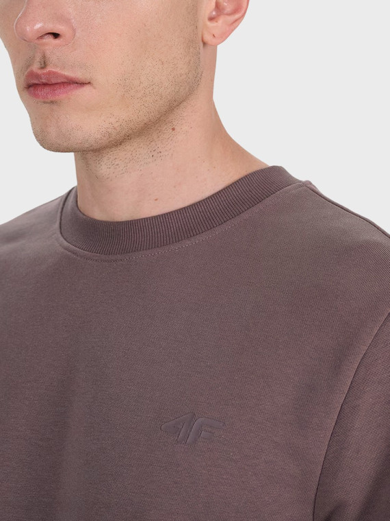 4F Bluza męska dresowa TSWSM1981 brązowa XXL