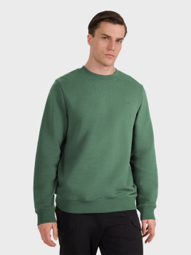 4F Bluza męska dresowa TSWSM1981 zielona XXL