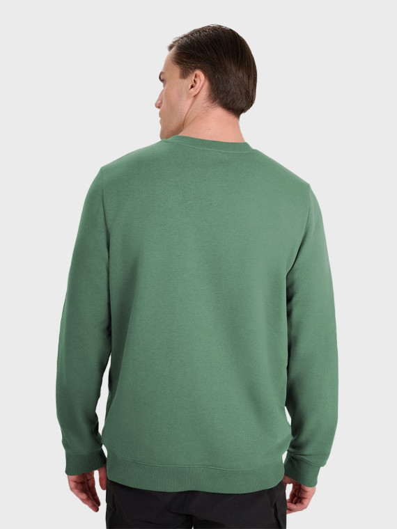 4F Bluza męska dresowa TSWSM1981 zielona XXL