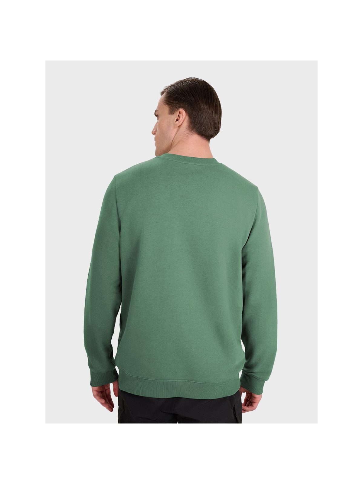 4F Bluza męska dresowa TSWSM1981 zielona XXL