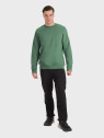 4F Bluza męska dresowa TSWSM1981 zielona XXL