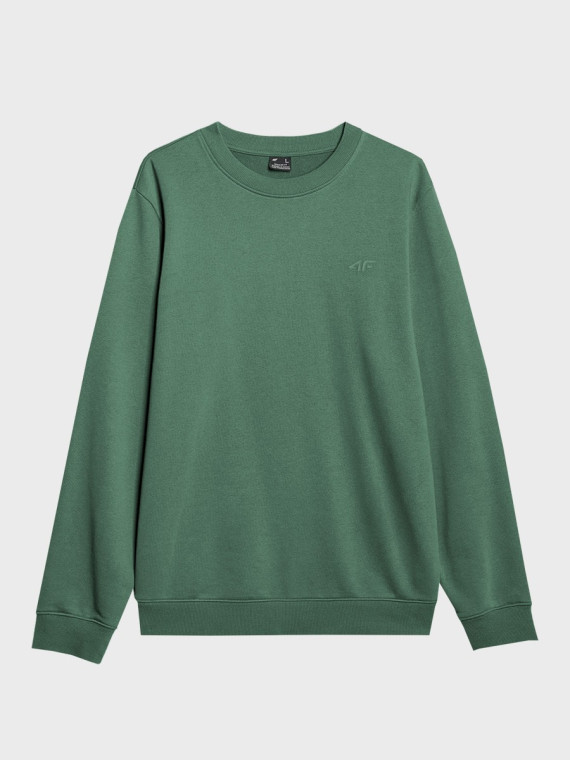 4F Bluza męska dresowa TSWSM1981 zielona XXL