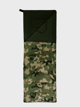NILS CAMP Śpiwór turystyczny kołdra NC2002 190x75cm 5-15°C moro