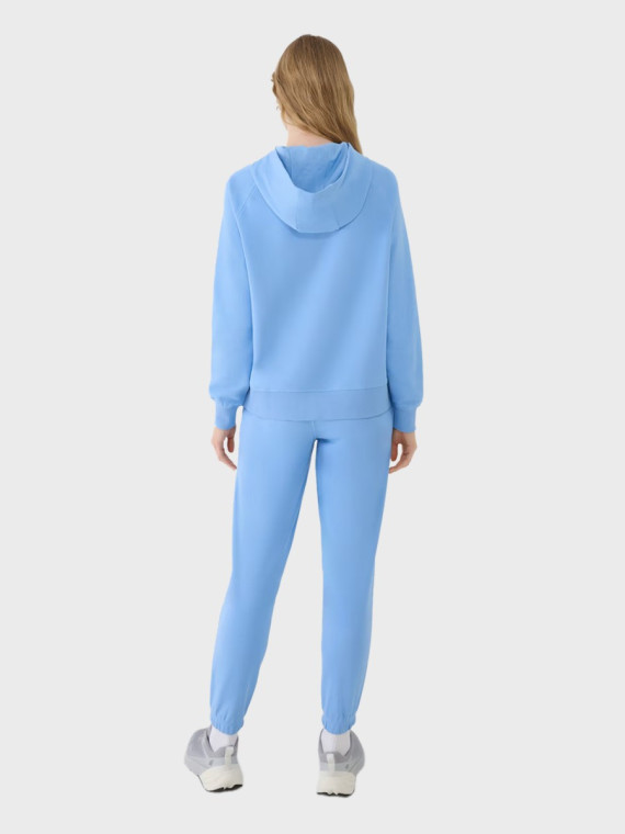 4F SPODNIE DAMSKIE DRESOWE SPORTOWE JOGGERY TTROF1138 DENIM XXL