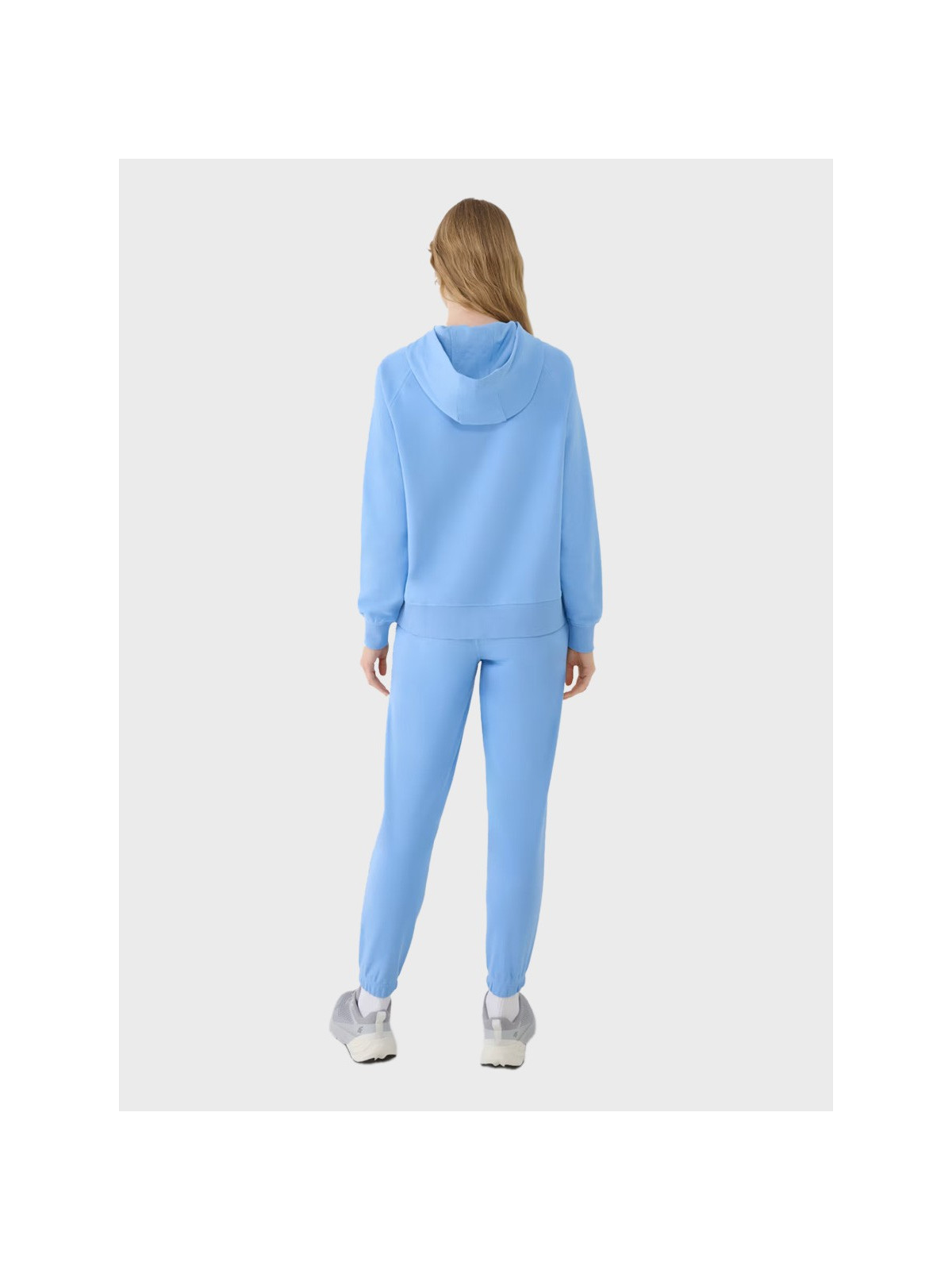 4F SPODNIE DAMSKIE DRESOWE SPORTOWE JOGGERY TTROF1138 DENIM XXL