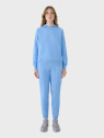 4F SPODNIE DAMSKIE DRESOWE SPORTOWE JOGGERY TTROF1138 DENIM XXL
